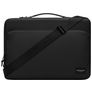 Gaston Luga Däsh Cushioned Briefcase Sacoche Ordinateur portable 16 Pouces Sacoche ordinateur + Poignée - Noir