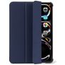 Decoded Textured Slim Coque iPad Pro 11 Pouces (2024) Etui en Silicone Souple - Navy Peony