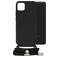 Mobilize Lanyard Gelly Samsung Galaxy A03 Coque avec cordon en TPU Souple - Noir