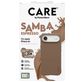 CARE by PanzerGlass Fashionable Coque iPhone Air MagSafe Coque arrière en Silicone - Espresso