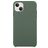Mobigear Rubber Touch Coque iPhone 15 Coque arrière en Silicone - Vert