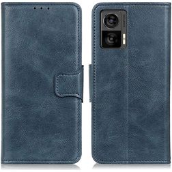 Mobigear Classy Housse Motorola Edge 30 Neo Etui Porte-Monnaie - Bleu