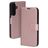 Mobiparts Classic Wallet Housse Samsung Galaxy S24 Etui Porte-Monnaie - Rose