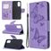 Mobigear Butterfly Housse Samsung Galaxy S20 Etui Porte-Monnaie - Violet