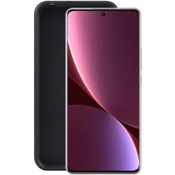 Mobigear Colors Coque Xiaomi 12 Lite Coque arrière en TPU Souple - Noir