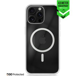 Striker X-Core Xtreme Impact Coque Transparente iPhone 16 Pro Max MagSafe Coque arrière Rigide Anti-Chocs - Transparent