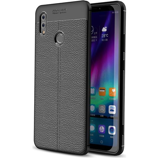 Mobigear Luxury Coque HONOR Note 10 Coque arrière en TPU Souple - Noir