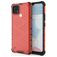 Mobigear Honeycomb Coque Realme C21 Coque arrière Rigide Anti-Chocs - Rouge