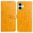 Mobigear Flowers Housse iPhone 17 Etui Porte-Monnaie - Jaune