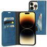 Mobiparts Classic Wallet Housse iPhone 14 Pro Max Etui Porte-Monnaie - Steel Blue