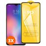 Mobigear Premium Xiaomi Redmi Note 8 Verre trempé Protection d'écran - Compatible Coque - Noir (Lot de 3)
