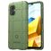 Mobigear Rugged Shield POCO M5 TPU souple Coque arrière Antichoc - Vert