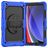 Mobigear SureGrip Xtreme Samsung Galaxy Tab A9 Plus (2023) Plastique rigide / Silicone Coque arrière + Bandoulière + Support - Bleu