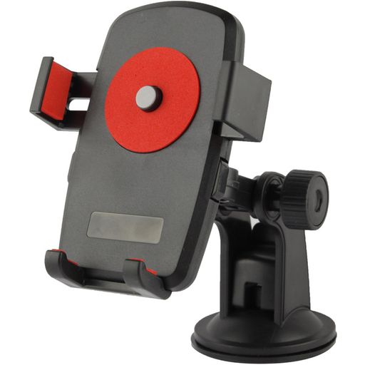 Mobigear Push Lock Support Voiture Ventouse Pince Universel - Noir