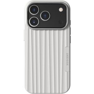 Nudient Bold Coque iPhone 17 Pro MagSafe Coque arrière Rigide - Chalk White