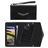 Mobilize Elegant Magnet iPhone 13 Mini Coque Sac à main 2en1 avec coque amovible - Black Croco