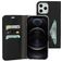 Mobiparts Classic Wallet iPhone 12 Pro Max Étui Portefeuille - Noir