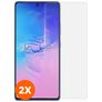 Mobigear Samsung Galaxy S10 Verre trempé Protection d'écran - Compatible Coque (Lot de 2)