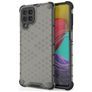 Mobigear Honeycomb Coque Samsung Galaxy M53 Coque arrière Rigide Anti-Chocs - Noir