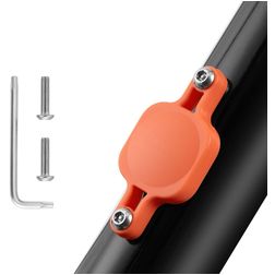 Mobigear Bicycle Coque Apple AirTag Coque Rigide - Orange