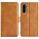 Mobigear Slim Magnet Housse Samsung Galaxy A36 Etui Porte-Monnaie - Cognac