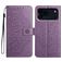 Mobigear Mandala iPhone 18 Pro Max Étui Portefeuille - Violet