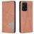 Mobigear Rhombus Slim HONOR 200 Lite Étui - Marron