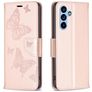 Mobigear Butterfly Samsung Galaxy A54 Étui Portefeuille - Rose doré