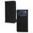 Mobilize Wallet iPhone 18 Pro Cuir véritable Étui Portefeuille - Noir