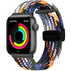 Mobigear Braided Mag Bracelet Nylon Apple Watch Fermeture magnétique - 42/41/40/38 mm