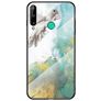 Mobigear Marble Glass Coque Huawei P40 Lite E Coque arrière en Verre trempé - Colombe