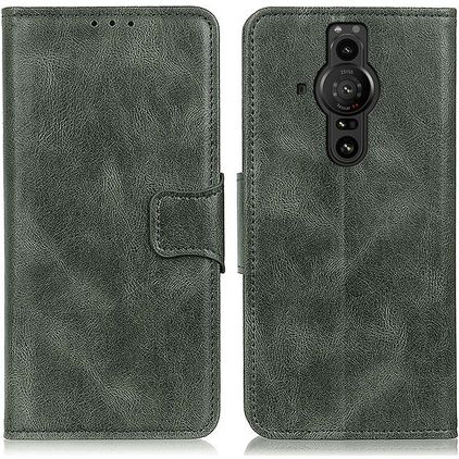 Mobigear Classy Sony Xperia Pro-I Étui Portefeuille - Vert