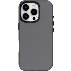 Mobigear Crystal Coque iPhone 16 Pro Coque arrière Rigide - Noir