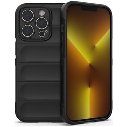 Mobigear Bumpy iPhone 14 Pro TPU souple Coque arrière - Noir