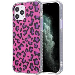 Mobigear Leopard Coque iPhone 12 Pro Max Coque arrière en TPU Souple - Rose