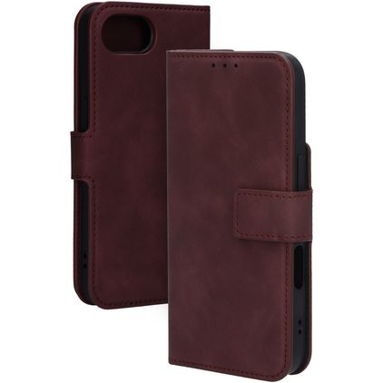 Mobiparts Classic Wallet Housse iPhone 17e MagSafe Etui - Velvet Red
