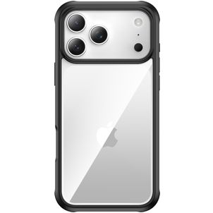 Valenta Full Cover Coque Transparente iPhone 17 Pro Max Coque arrière en Verre trempé Anti-Chocs - Transparent