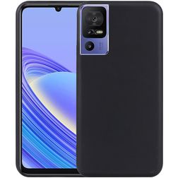 Mobigear Colors Coque TCL 40 SE Coque arrière en TPU Souple - Noir