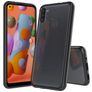 Mobigear Crystal Coque Samsung Galaxy A11 Coque arrière Rigide - Noir / Transparent
