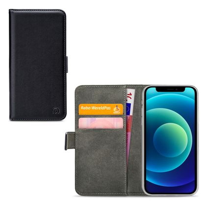 Mobilize Classic Gelly Wallet Housse iPhone 12 Mini Etui Porte-Monnaie - Noir