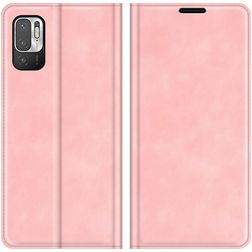 Mobigear Retro Slim Housse POCO M3 Pro Etui Porte-Monnaie - Rose