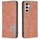 Mobigear Rhombus Slim Housse Samsung Galaxy S23 FE Etui - Marron