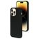 Mobiparts Coque iPhone 14 Pro Max Coque arrière en Silicone - Noir
