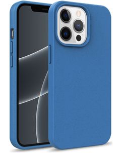 Mobigear Bio Coque iPhone 13 Coque arrière en Eco-Friendly - Bleu