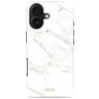 MIO Coque iPhone 17 MagSafe Coque arrière Rigide - White Marble