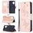 Mobigear Butterfly Housse Samsung Galaxy A32 5G Etui Porte-Monnaie - Rose doré