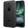 Mobigear Rugged Shield Coque Nokia 7.2 Coque arrière en TPU Souple Anti-Chocs - Noir