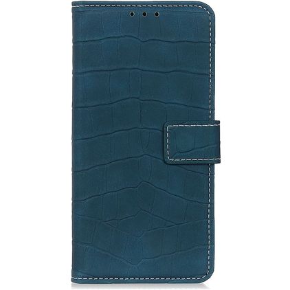 Mobigear Croco Housse Sony Xperia 10 III Etui Porte-Monnaie - Vert