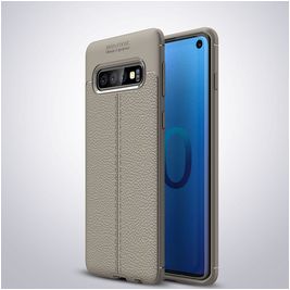 Mobigear Luxury Coque Samsung Galaxy S10 Coque arrière en TPU Souple - Gris Mobigear Luxury Coque Samsung Galaxy S10 Coque arrière en TPU Souple - Gris