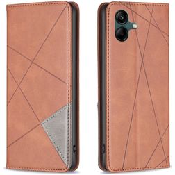 Mobigear Rhombus slim Housse Samsung Galaxy A05 Etui - Marron